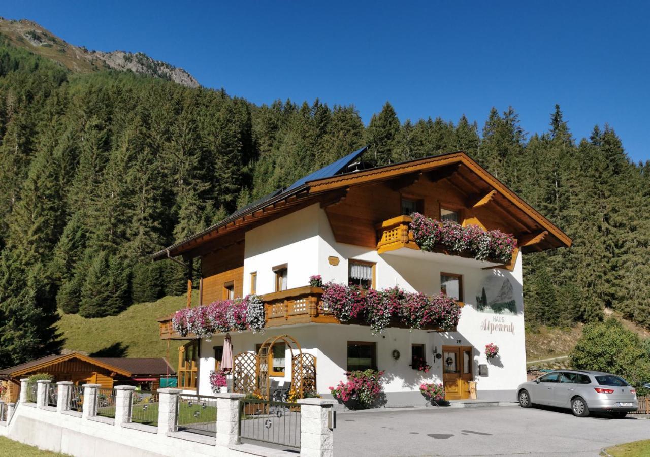 Hotel Haus Alpenruh Sankt Leonhard im Pitztal Exterior foto
